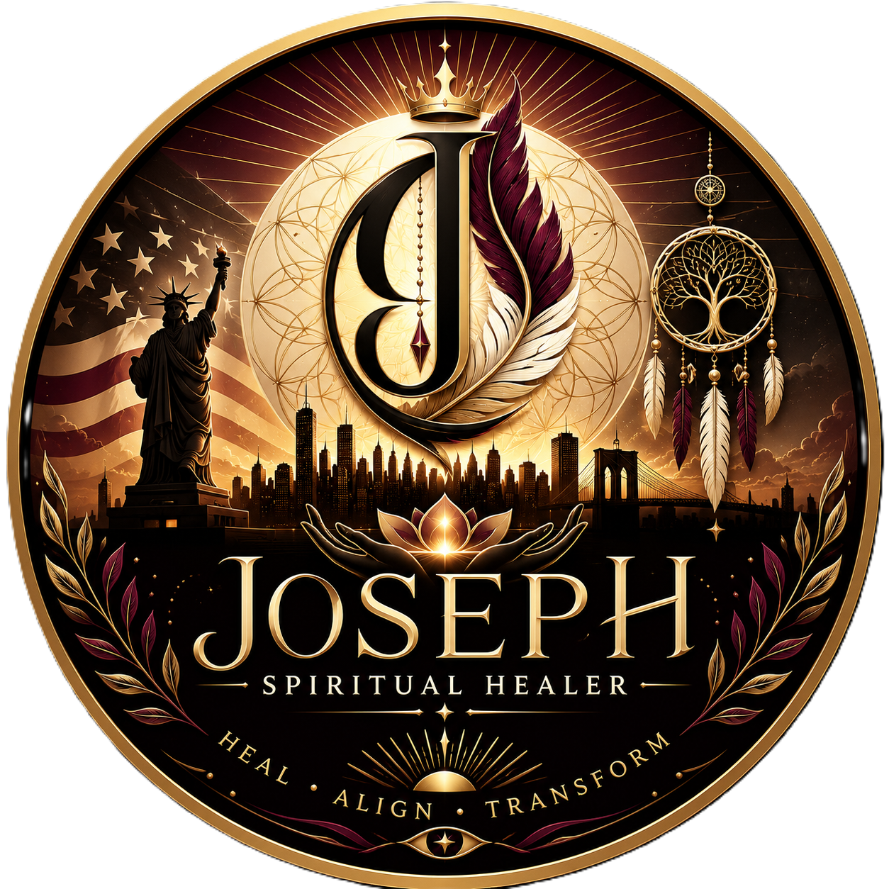 Joseph Spiritual Healer emblem